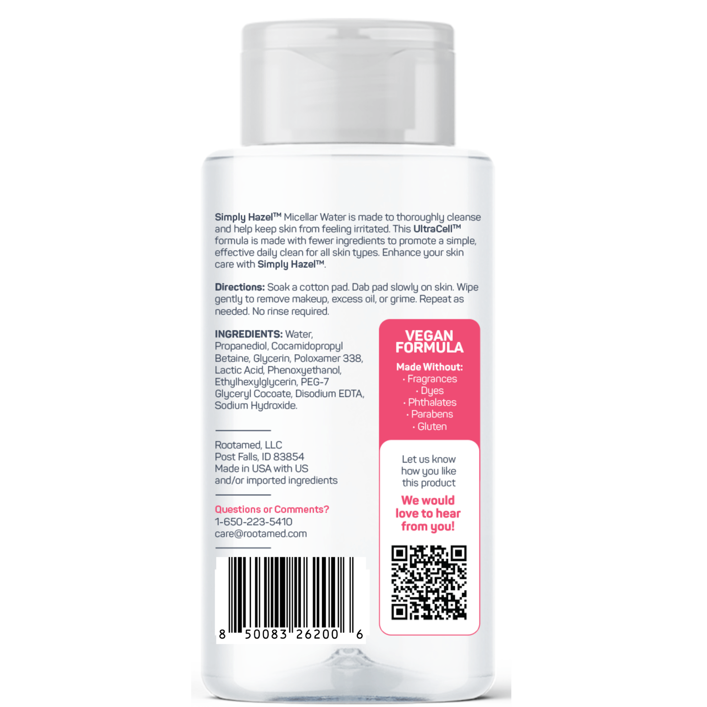 Micellar Water | Facial Cleansing + Makeup Remover